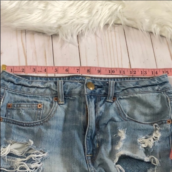 American Eagle hi-rise festival shorts size 8 - Picture 7 of 9